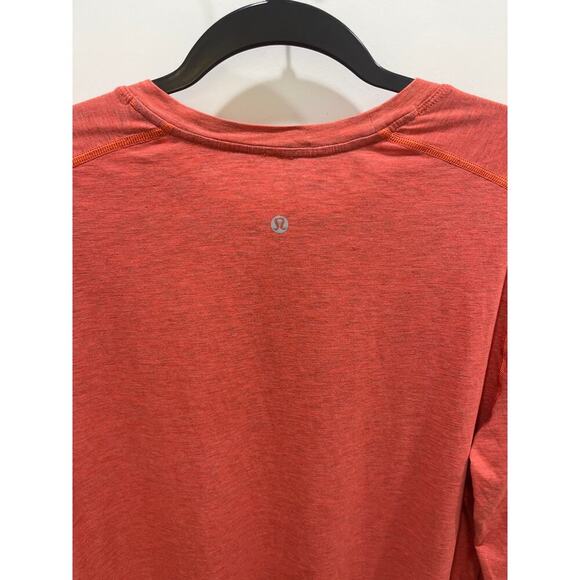 Lululemon Men's Long Sleeve Swiftly Tech Workout Top Peach/Orange Sz L / XL - Picture 3 of 4